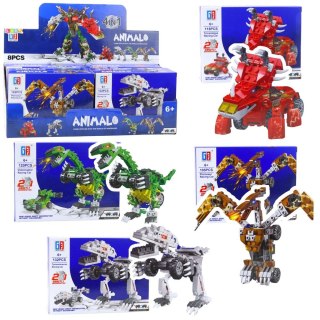 Lean Klocki konstrukcyjne Dinozaur Auto 2w1 105-132 el. Mix Lean (24565)