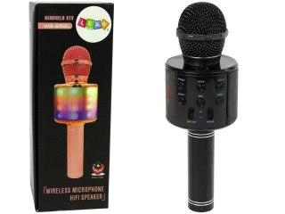 Lean Mikrofon zabawkowy Bezprzewodowy USB Głośnik Nagrywanie Karaoke Model WS-858 Czarny Lean (10000)