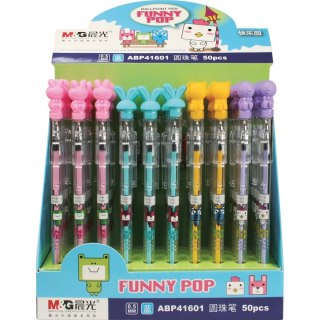 M&G Długopis Funny Pop wkład niebieski 0,5mm M&G (ABP41601)