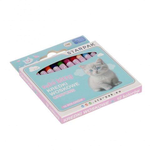 Starpak Kredki świecowe KITTY 12 kol. Starpak (559671)