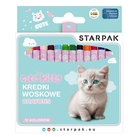Starpak Kredki świecowe KITTY 12 kol. Starpak (559671)