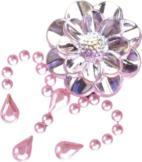 Titanum Kryształki Craft-Fun Series kwiaty różowe Titanum (25BJ033141-2)