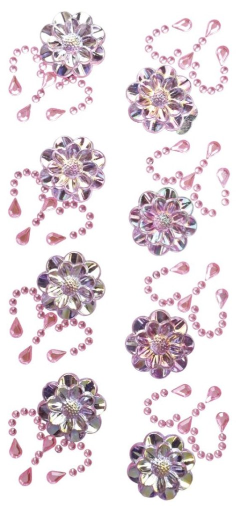 Titanum Kryształki Craft-Fun Series kwiaty różowe Titanum (25BJ033141-2)