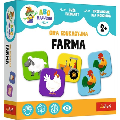 Trefl Gra edukacyjna ABC Malucha Farma Trefl (02909)