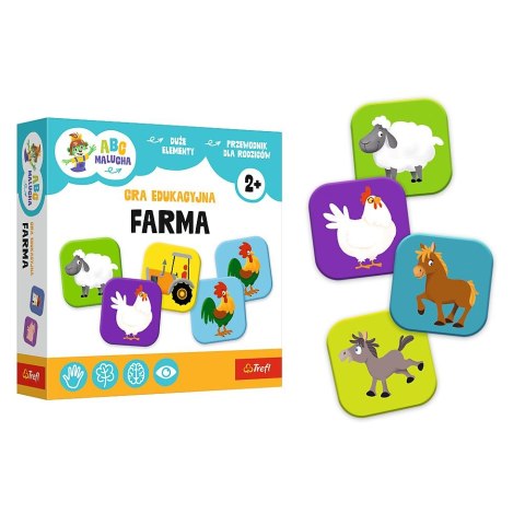 Trefl Gra edukacyjna ABC Malucha Farma Trefl (02909)
