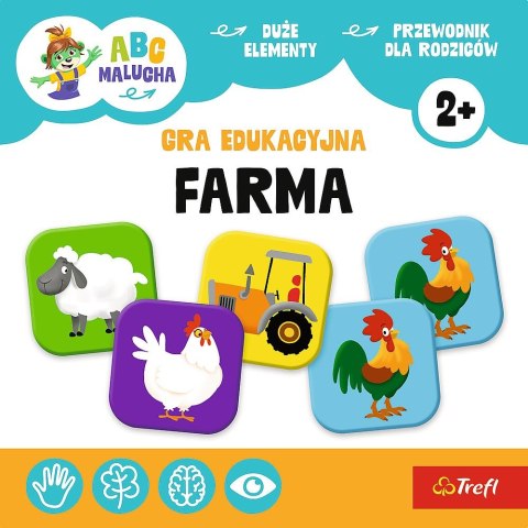 Trefl Gra edukacyjna ABC Malucha Farma Trefl (02909)