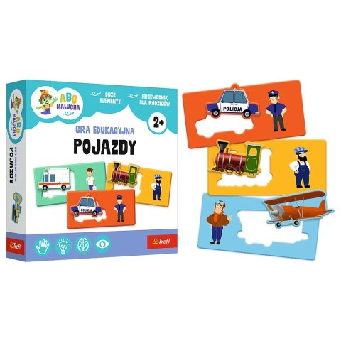 Trefl Gra edukacyjna ABC Malucha Pojazdy Trefl (02907)