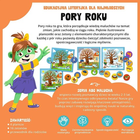 Trefl Gra edukacyjna ABC Malucha Pory roku Trefl (02906)