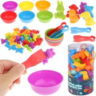 Trifox Gra edukacyjna ZWIERZĄTKA DO NAUKI LICZENIA I KOLORÓW Trifox (A-2619)