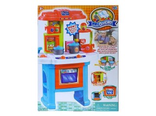 Adar Kuchnia zabawkowa z wyposażeniem, piekarnik, światło, dźwięk Adar (589773)