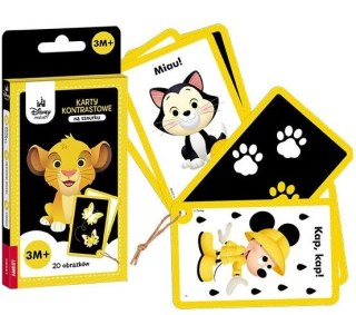 Ameet Książeczka edukacyjna Disney Maluch. Karty kontrastowe Ameet (KONX 9201)