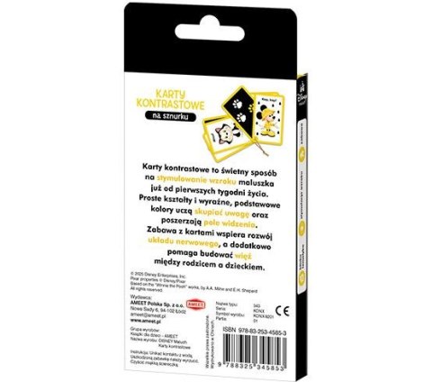 Ameet Książeczka edukacyjna Disney Maluch. Karty kontrastowe Ameet (KONX 9201)