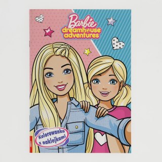 Ameet Książka dla dzieci Barbie Kolorowanka z naklejkami Ameet (NA-1202)