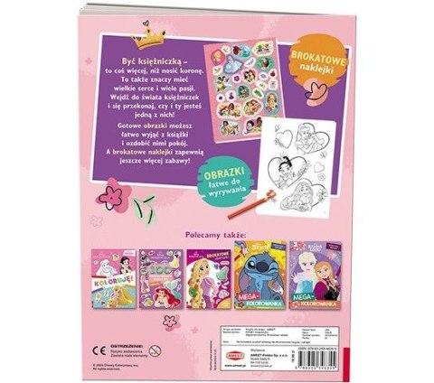 Ameet Książka dla dzieci Disney Księżniczka. Megakolorowanka Ameet (KOLB 9103)