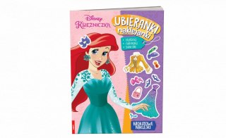Ameet Książka dla dzieci Disney Księżniczka. Ubieranki, Naklejanki Ameet (SDU 9110)