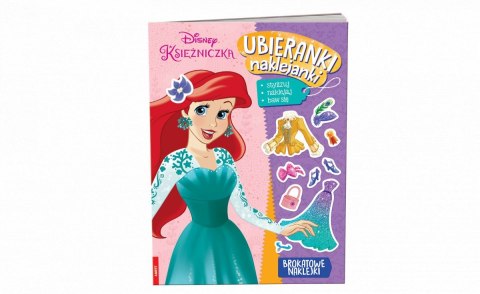 Ameet Książka dla dzieci Disney Księżniczka. Ubieranki, Naklejanki Ameet (SDU 9110)