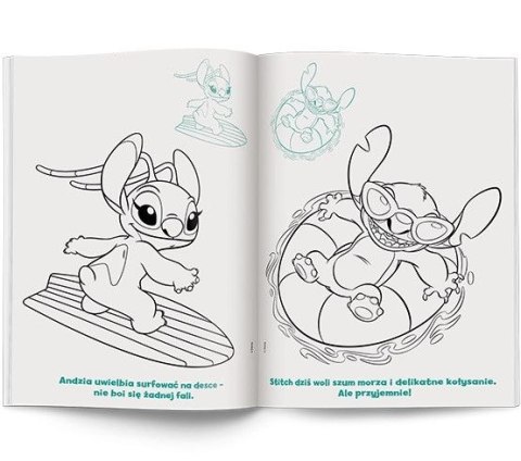 Ameet Książka dla dzieci Stitch. Kolorowanka z Naklejkami Ameet (NA 9141)