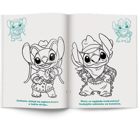 Ameet Książka dla dzieci Stitch. Kolorowanka z Naklejkami Ameet (NA 9141)