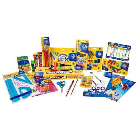 Astra Zestaw szkolny wyprawka szkolna 601121013 27 el. Astra