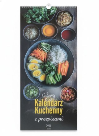 Avanti Kalendarz ścienny KUCHENNY wieloplanszowy paskowy 220mm x 490mm Avanti (KPD-3)