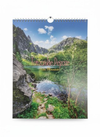 Avanti Kalendarz ścienny MAŁY SPIRALA TATRZAŃSKIE PEJZAŻE 230mm x 305mm Avanti (KSMS-8)