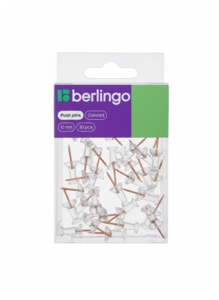 Berlingo Pinezki kolor: przejrzysty/czarny 30 szt Berlingo (330188)