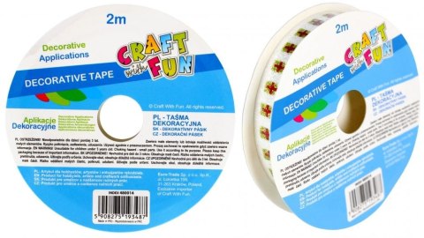 Craft With Fun Taśma ozdobna 2x10 [mm x m] mix Craft With Fun (480014)
