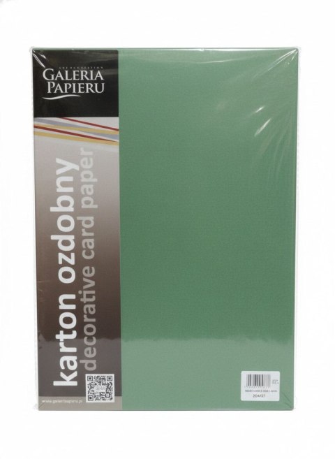 Galeria Papieru Papier ozdobny (wizytówkowy) Earth A4 Zielony 220g Galeria Papieru (204707)