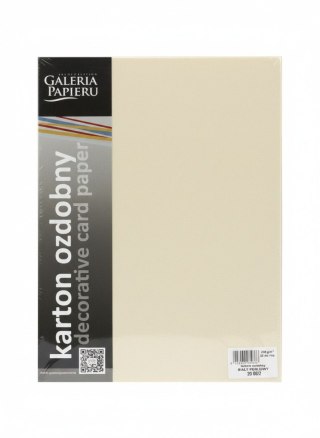 Galeria Papieru Papier ozdobny (wizytówkowy) iceland A4 kremowy 250g Galeria Papieru (200602)