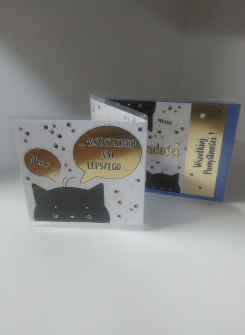 Henry Kartka składana KARNET B6 składany koty B6 Henry (5905701484133)