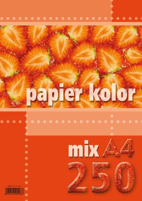Kreska Papier kolorowy A4 mix 80g Kreska