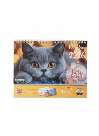 Kukartka Kalendarz biurkowy koty Kukartka