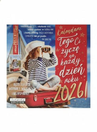 Kukartka Kalendarz ścienny classic ŻYCZENIA 300mm x 300mm Kukartka