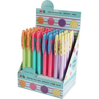 M&G Długopis Color Joy Semi Gel wkład niebieski 0,5mm M&G (ABPH2272)