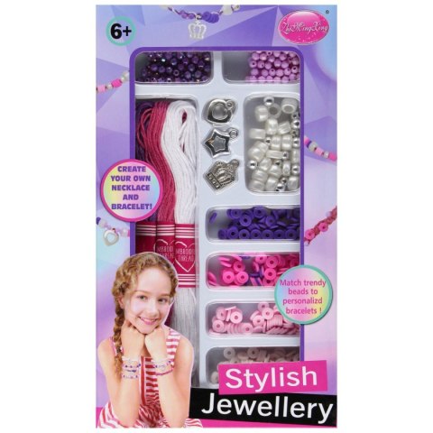 Mega Creative Koraliki dla dziewczynki do nawlekania Mega Creative (543663)