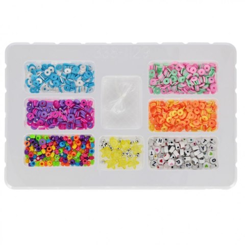 Mega Creative Koraliki dla dziewczynki do nawlekania Mega Creative (570723)