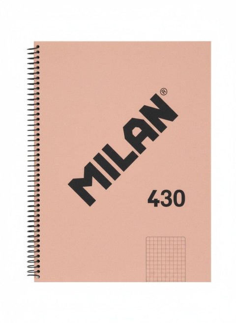 Milan Kołozeszyt (kołonotatnik) 1918 różowy A4 80k. 95g kratka Milan (57143E80P)