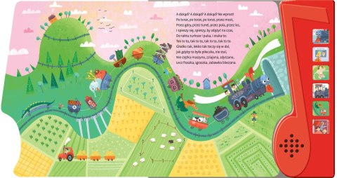 Morex Książka dla dzieci dźwiękowa LOKOMOTYWA Morex