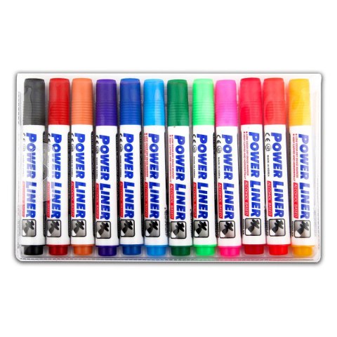 Mungyo Marker suchościeralny MA-12 kol wkład mix okrągła/ścięta końcówka Mungyo (TT7617)