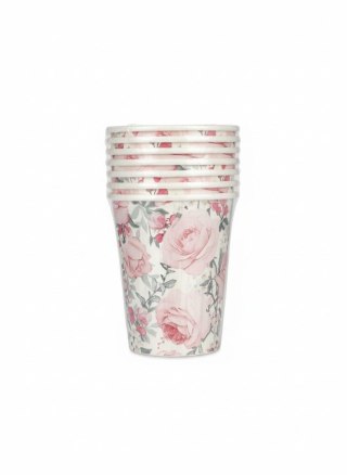 Paw Kubek jednorazowy Gorgeous Roses papierowe papier 250ml Paw (PC8001900)