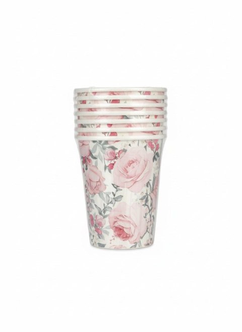 Paw Kubek jednorazowy Gorgeous Roses papierowe papier 250ml Paw (PC8001900)