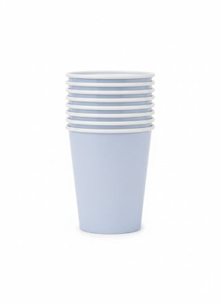 Paw Kubek jednorazowy Monocolor light blue papierowe papier 250ml Paw (PC8000705)