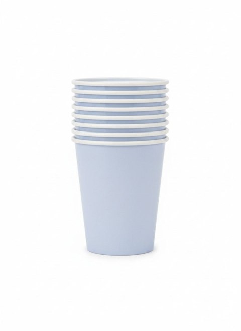 Paw Kubek jednorazowy Monocolor light blue papierowe papier 250ml Paw (PC8000705)