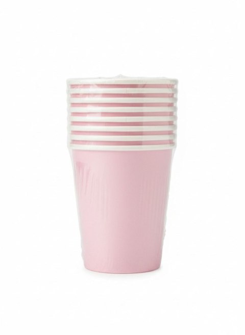 Paw Kubek jednorazowy Monocolor (light pink) papierowe papier 250ml Paw (PC8000704)