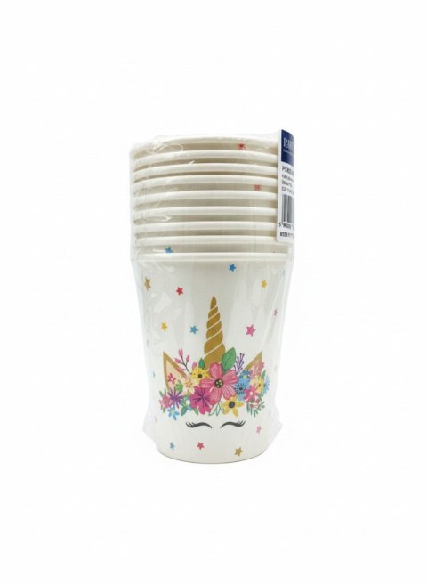 Paw Kubek jednorazowy Unicorn Party papierowe papier 250ml Paw (PC8003400)