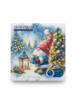 Paw Serwetki BN Gnom christmas mix papier Paw (TL235100)