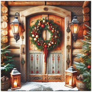 Paw Serwetki Lunch BN Doorway to Christmas mix papier Paw (SDL239800)