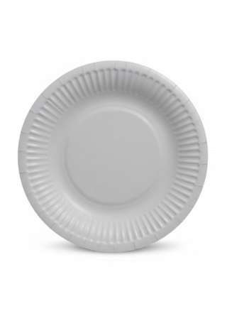 Paw Talerz jednorazowy Monocolor Light Blue papier śr. 180mm 8 szt Paw (PPD8000705)