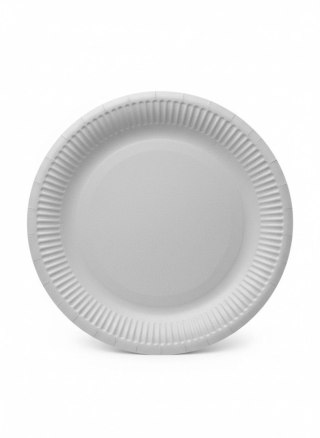 Paw Talerz jednorazowy Monocolor light blue papier śr. 230mm 8 szt Paw (PPL8000705)