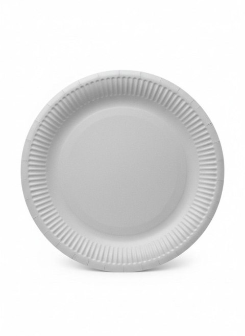 Paw Talerz jednorazowy Monocolor light blue papier śr. 230mm 8 szt Paw (PPL8000705)